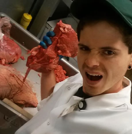 Me holding my meat